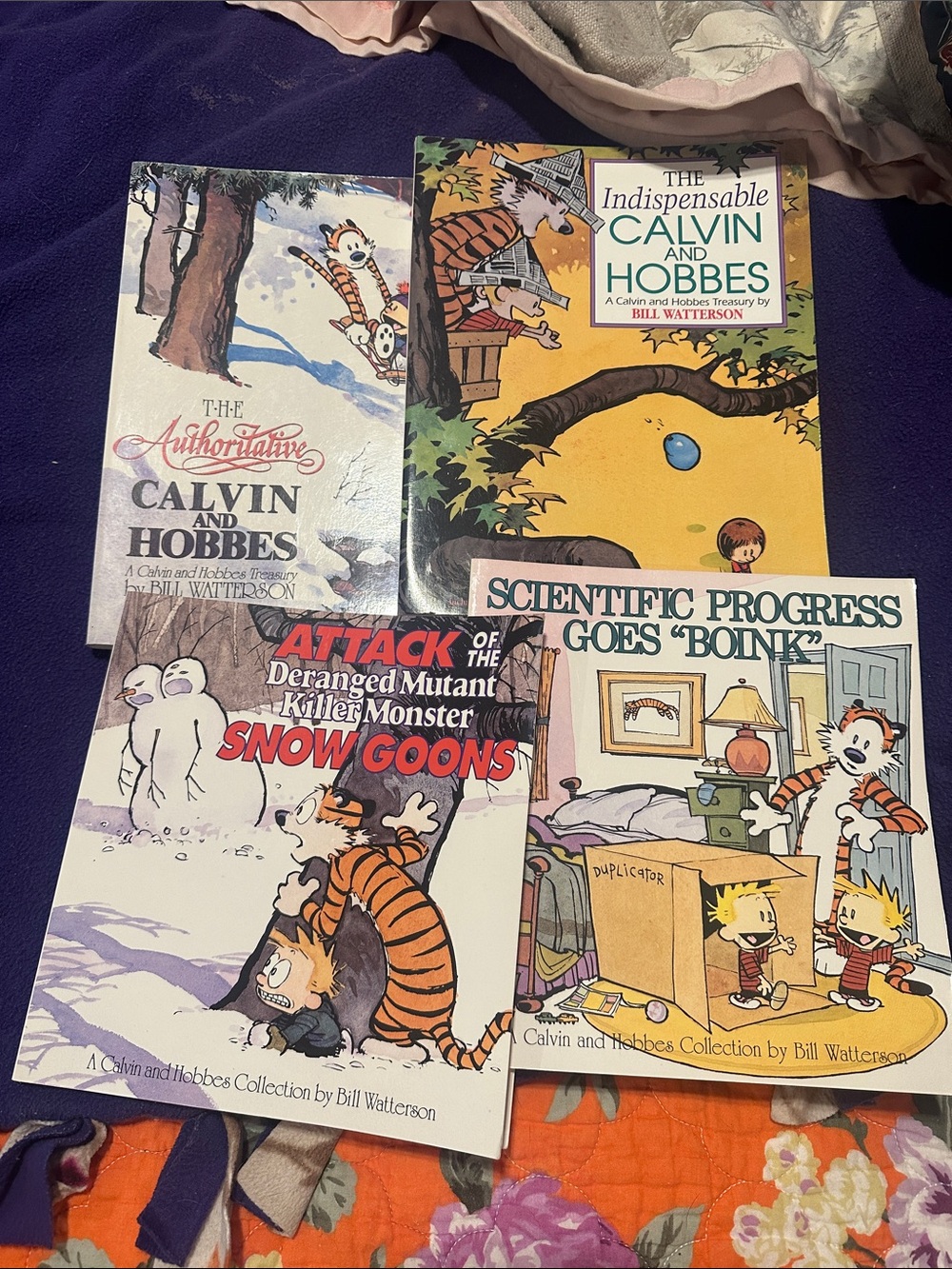 Calvin and Hobbes Comic Collection - Assorted Cover Colors by Bill Watterson